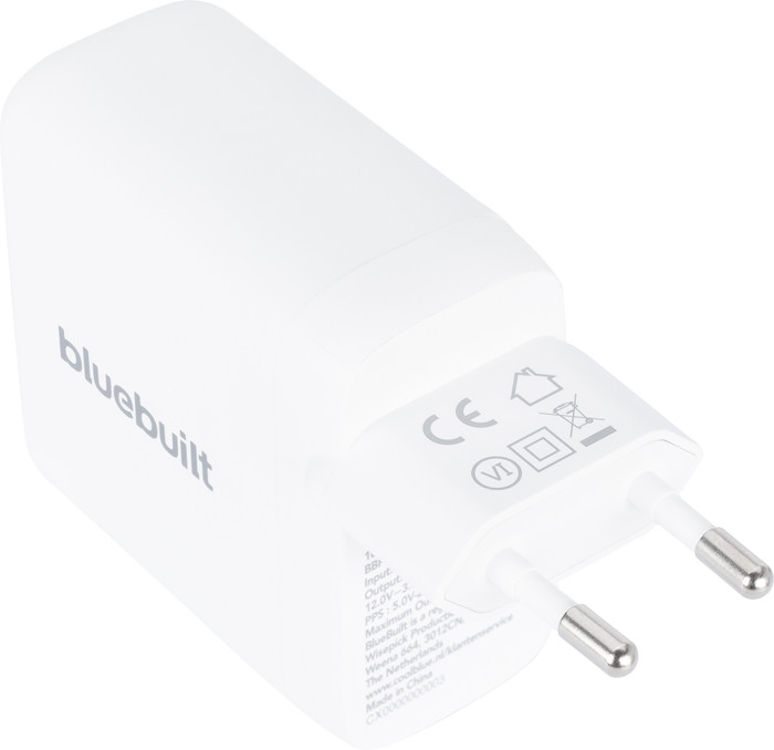 BlueBuilt 100W GaN USB-C Charger White top