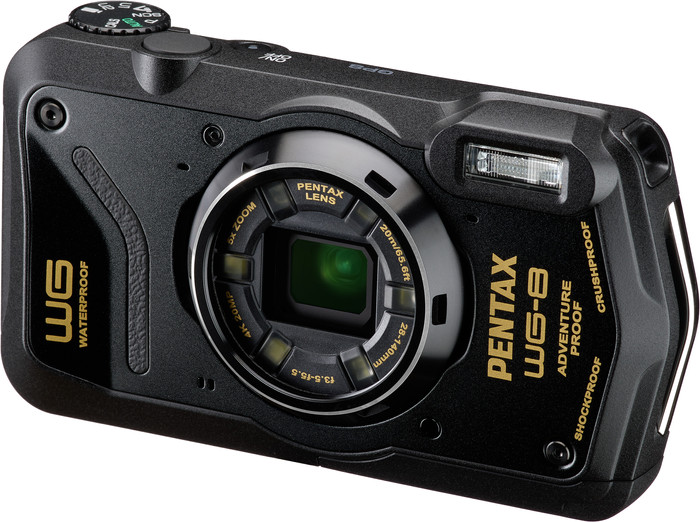 Pentax WG-8 Schwarz rechte seite