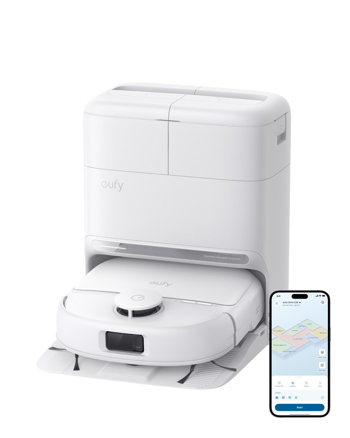 eufy Omni C28 Weiß rechte seite