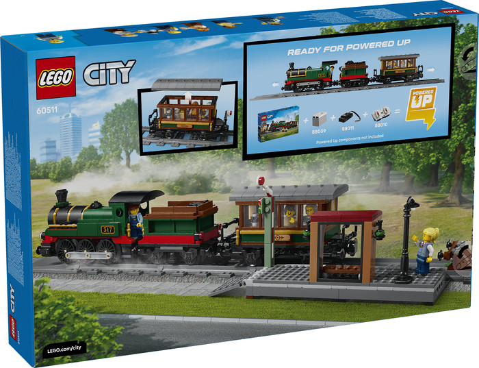LEGO City Klassischer Dampfzug 60511 verpackung