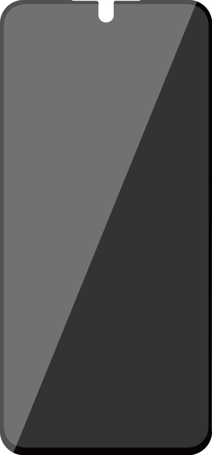 BlueBuilt Samsung Galaxy A57 Privacy Filter Screen Protector Glass front