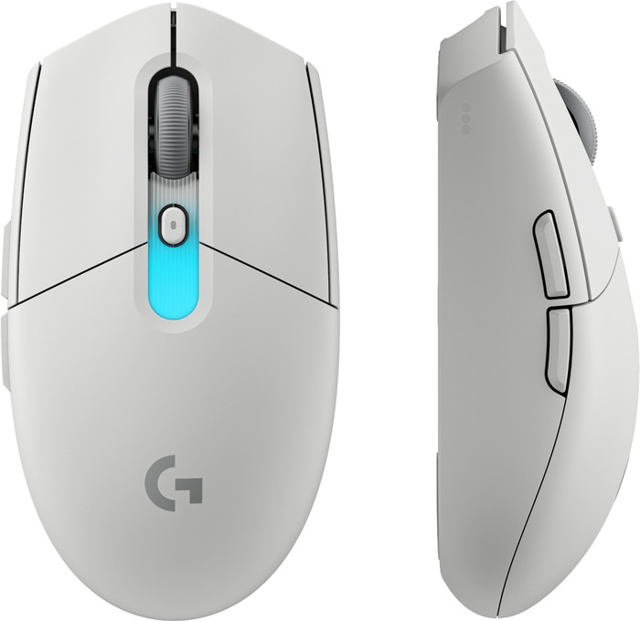 Logitech G305 X SUPERLIGHT Wireless Gaming Mouse White front