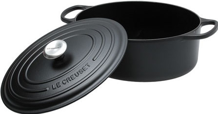 Le Creuset Signature Ovaler Bräter 27 cm Mattschwarz null