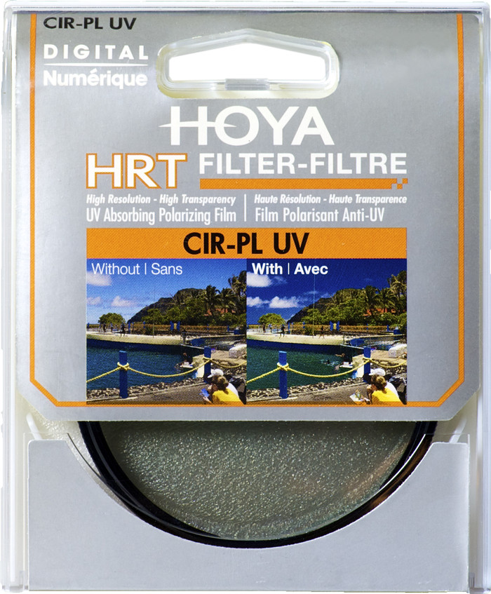 Hoya HRT polarizing filter and UV-coating 49mm packaging