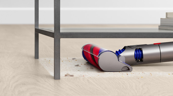 Dyson Fluffy Parkettdüse produkt in gebrauch