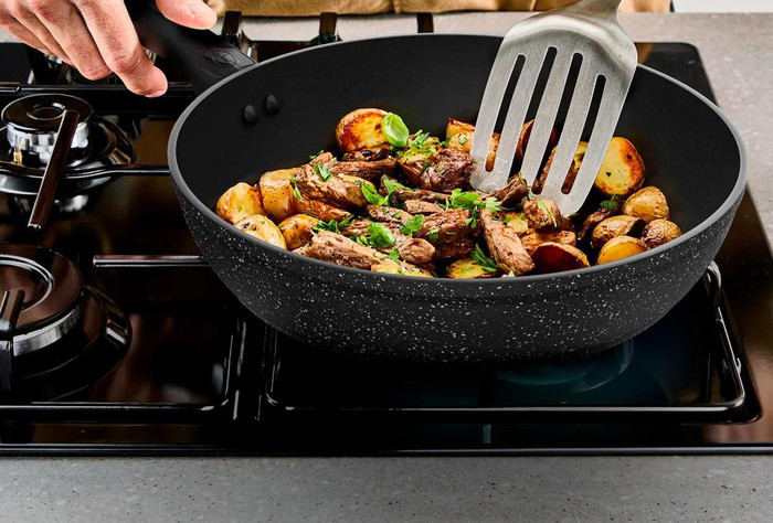 Tefal Excell'Cook Bratpfanne 24 cm produkt in gebrauch