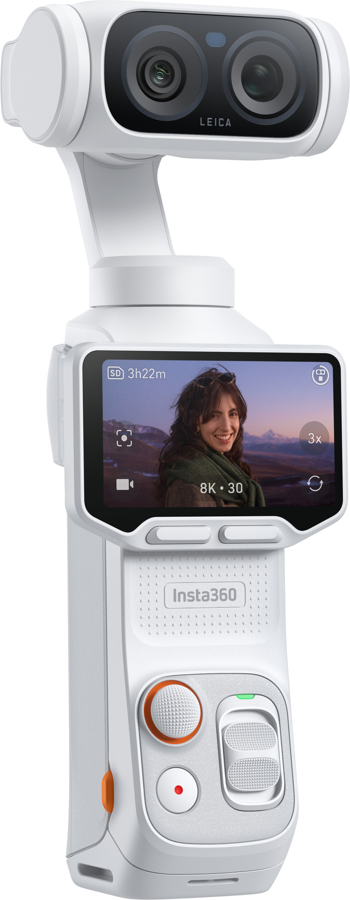 Insta360 Luna Ultra Weiß rechte seite
