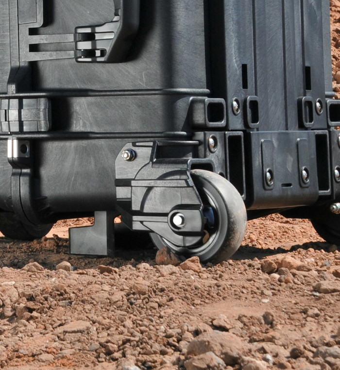 Trolley mit Facheinteilung Peli 1514  Protector Case Schwarz detail