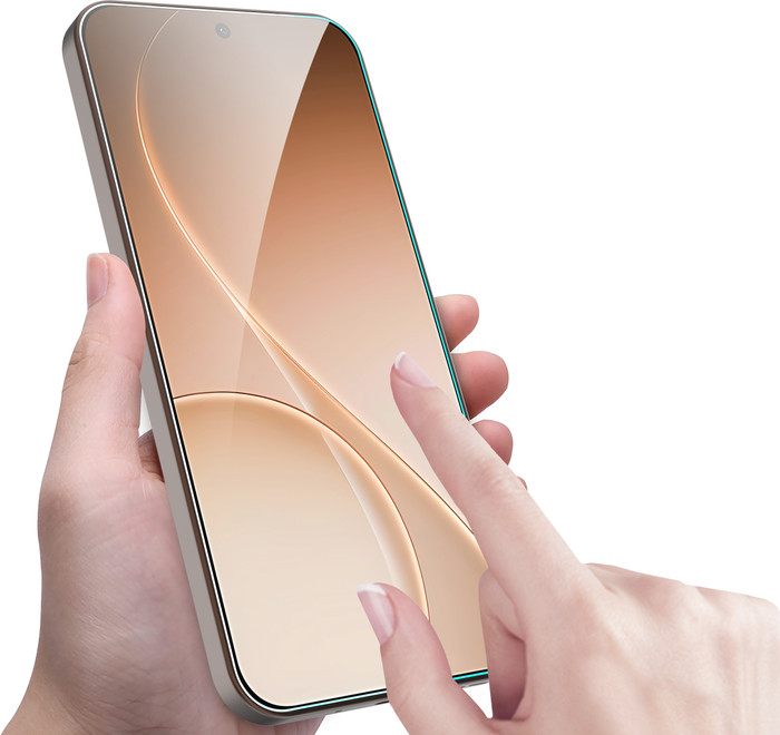 Just In Case Tempered Glass OPPO Reno15 Pro Screen Protector product in use