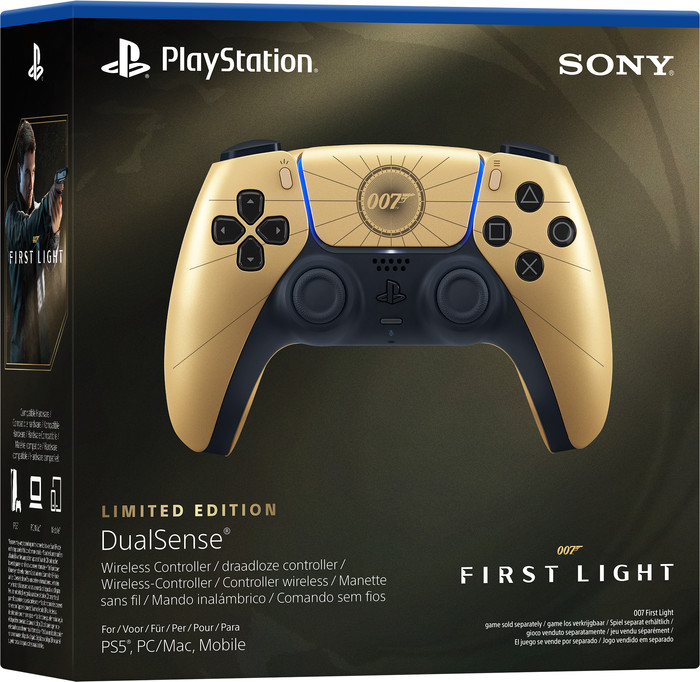 Sony PlayStation 5 DualSense Wireless Controller 007 First Light Limited Edition packaging