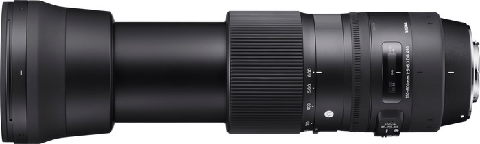 Sigma 150-600mm f/5-6.3 DG OS HSM C Nikon F + TC-1401 1.4x vorne