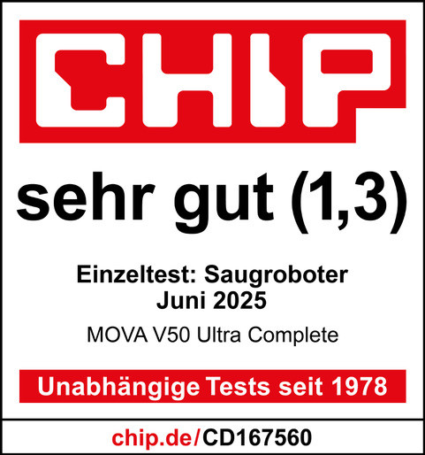 Mova V50 Ultra Complete White produkt in gebrauch
