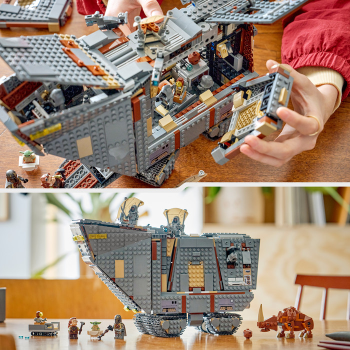 LEGO Star Wars Offworld Sandcrawler en Mudhorn 75453 product in use