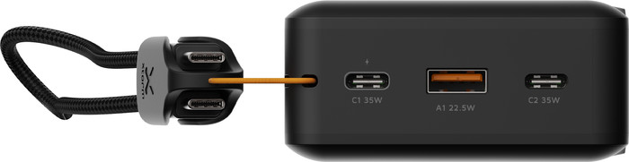 Xtorm NextGen 35 W Powerbank 20.000 mAh Schwarz vorne