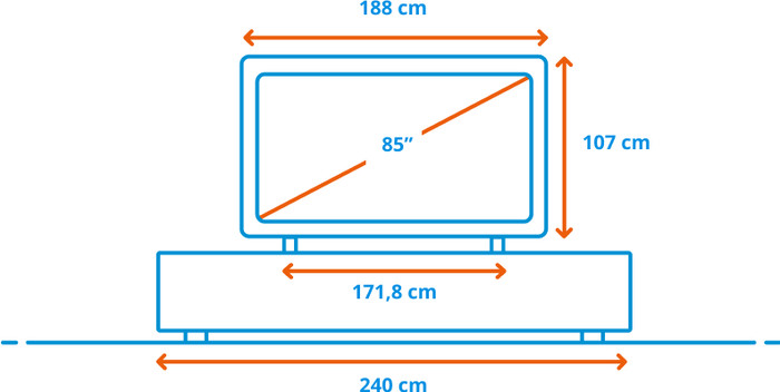 TCL RGB Mini-LED 85 Zoll RM9L (2026) + TCL Q95K visuelles Coolblue 1