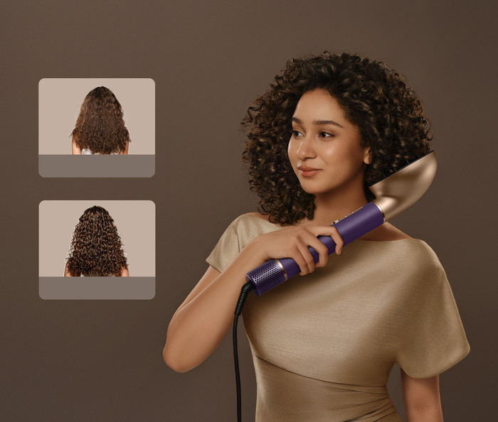 Dreame AirStyle Pro 2 Lila produkt in gebrauch