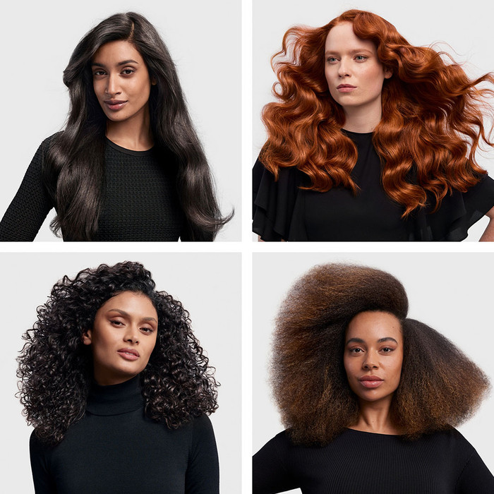 Dyson Airwrap i.d. Straight+Wavy Ceramic Apricot produkt in gebrauch