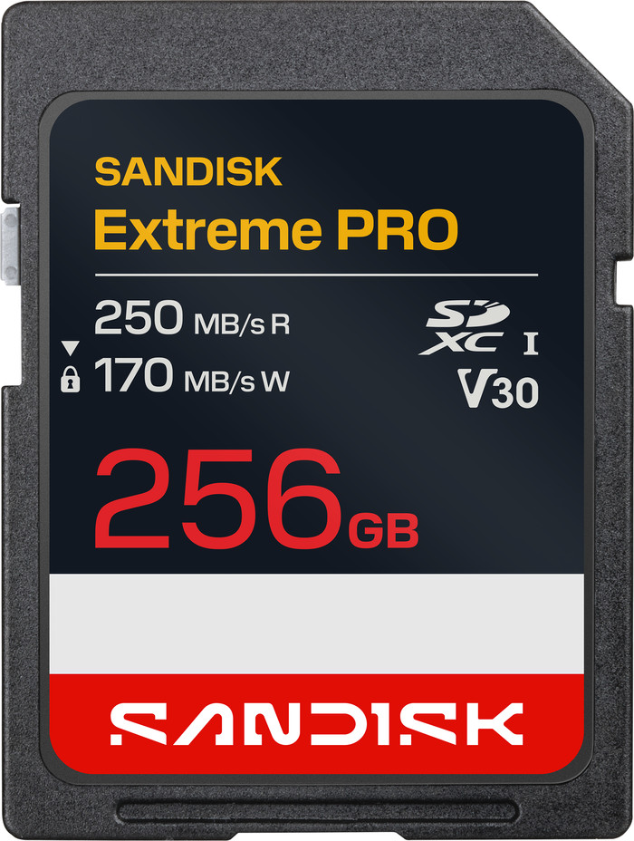 SANDISK Extreme PRO SDXC 256GB 170 MB/s Main Image