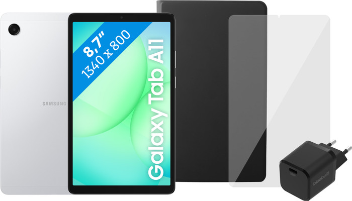 Samsung Galaxy Tab A11 8,7 Zoll 64GB Wi-Fi Silber + Komplettes Zubehörset Main Image