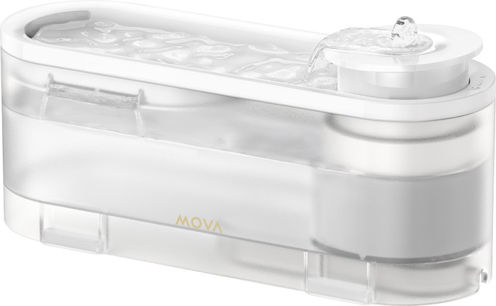 Mova Trinkbrunnen WF10 Pro Weiß linke seite