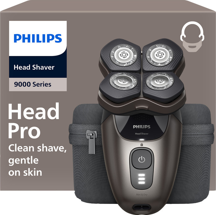 Philips Headshaver Pro Series 9000 HS9980/15 verpackung