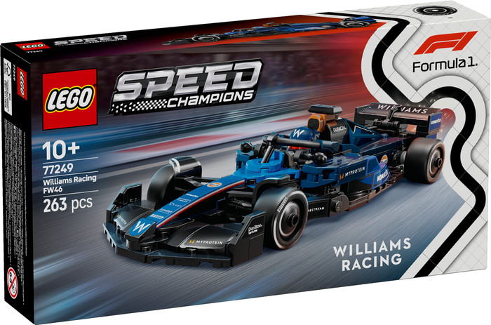 LEGO Speed Champions Williams Racing FW46 F1 Rennwagen 77249 verpackung