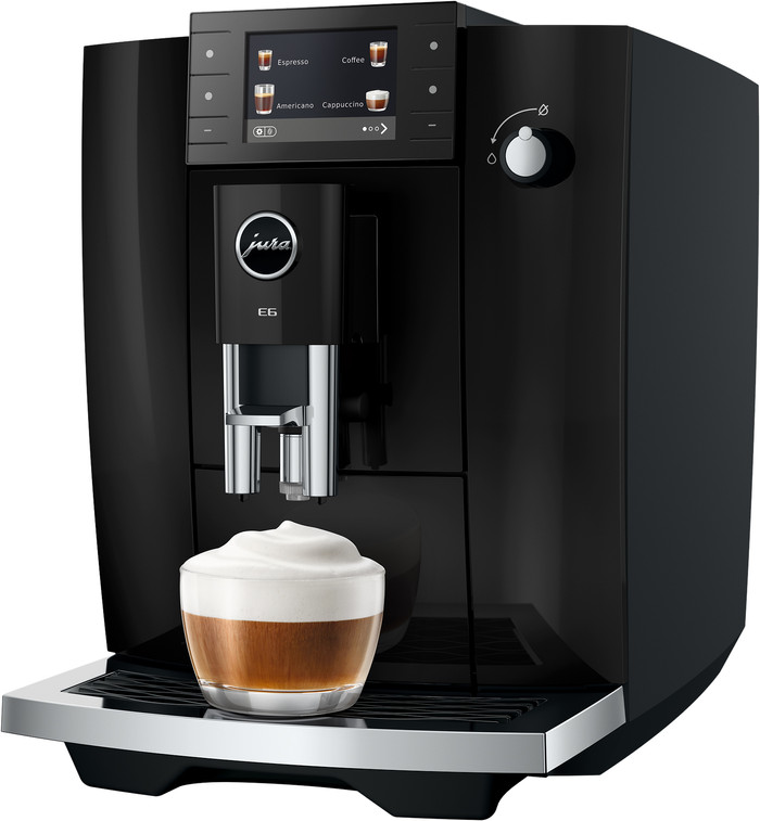 JURA E6 Piano Black (ED) right side