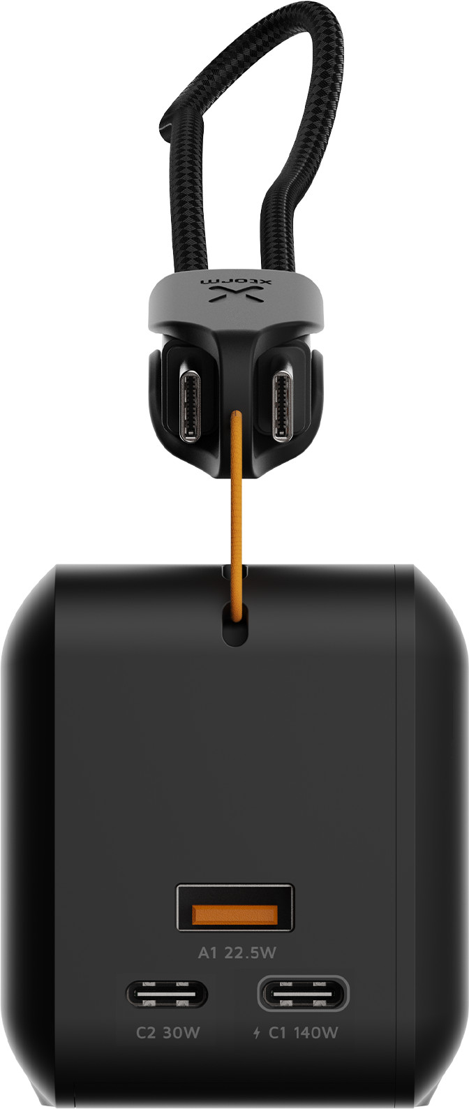 Xtorm NextGen 140 W Powerbank 27.000 mAh Schwarz vorne