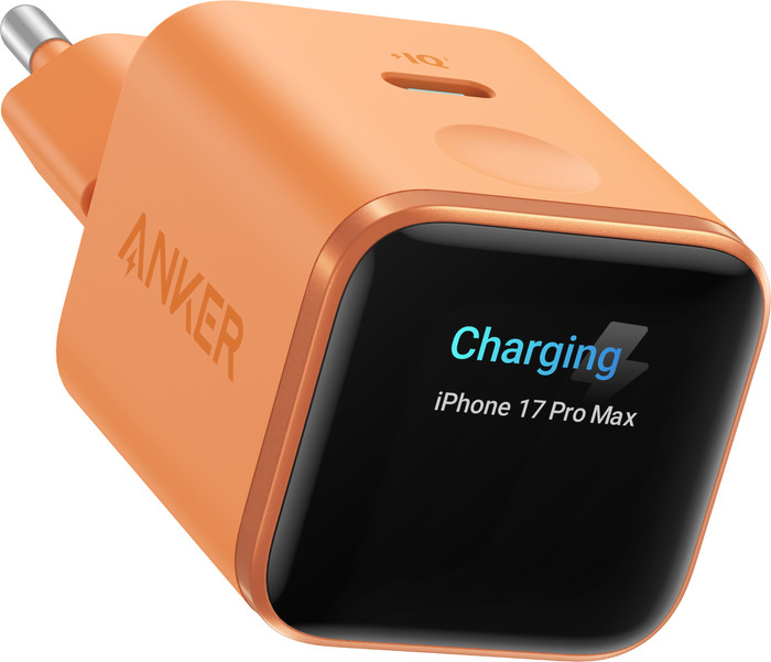 Anker Nano Charger 45W Power Delivery Orange Main Image