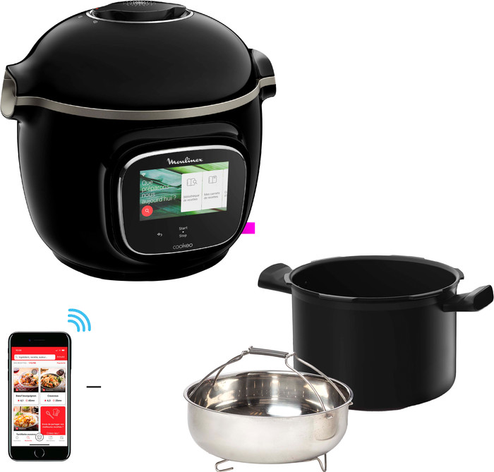 Moulinex Cookeo Touch WLAN CE902800 Schwarz zubehör