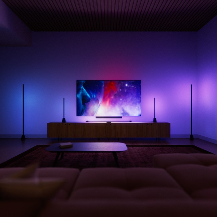 Philips Hue Play HDMI Sync Box 4K produkt in gebrauch