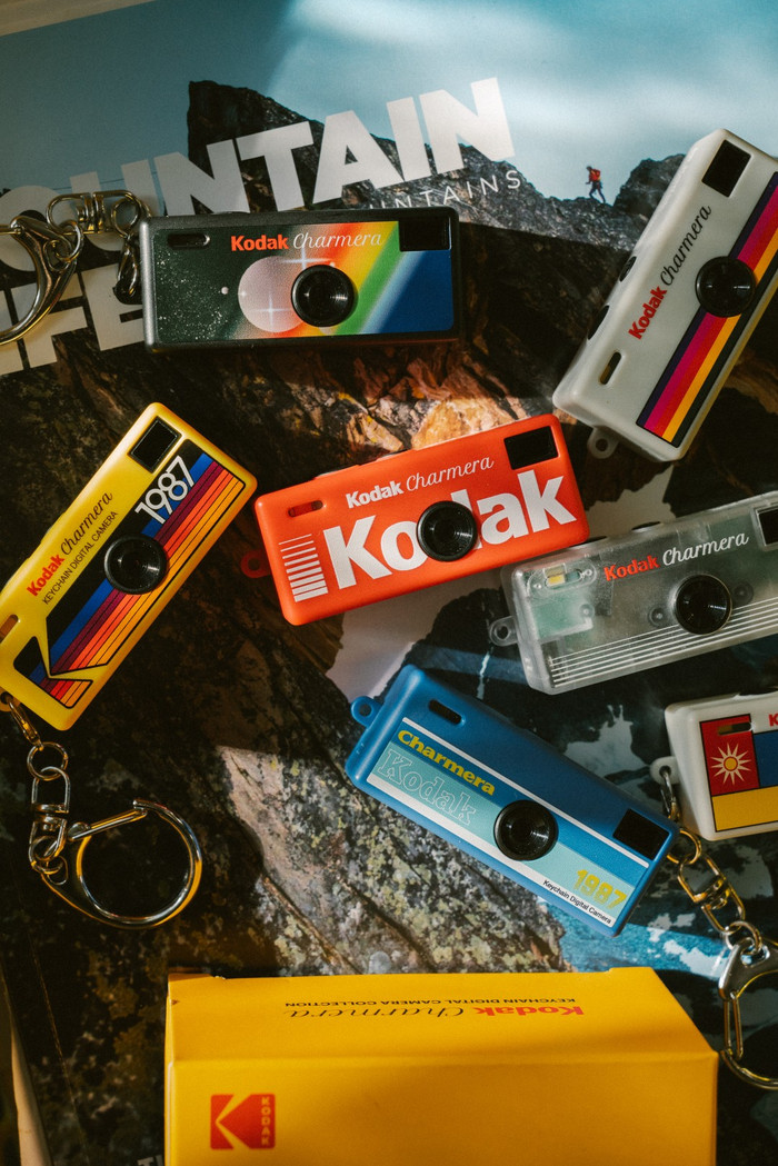 Kodak Charmera Keychain Digitalkamera (Single Blind Box) produkt in gebrauch