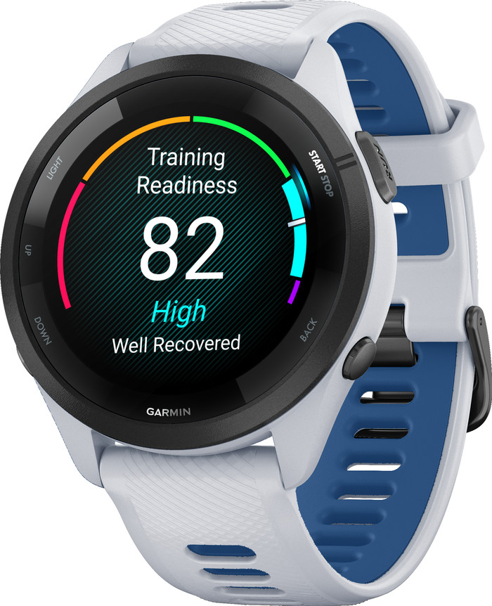 Garmin Forerunner 265 White right side