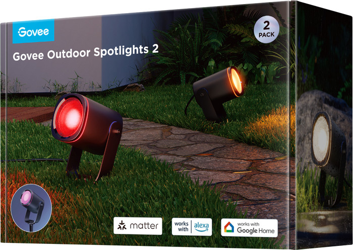 Govee Outdoor Spotlights Duo Pack packaging