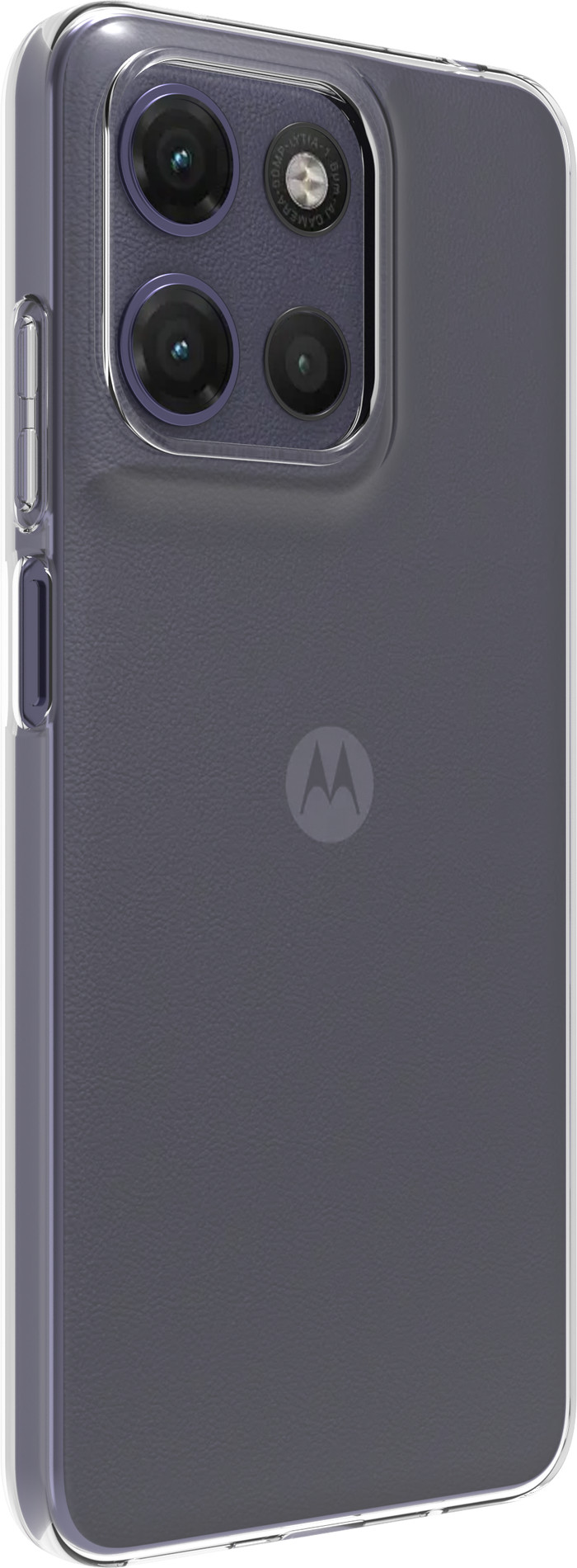 BlueBuilt Motorola Moto G17 / G17 Power Backcover Transparent linke seite
