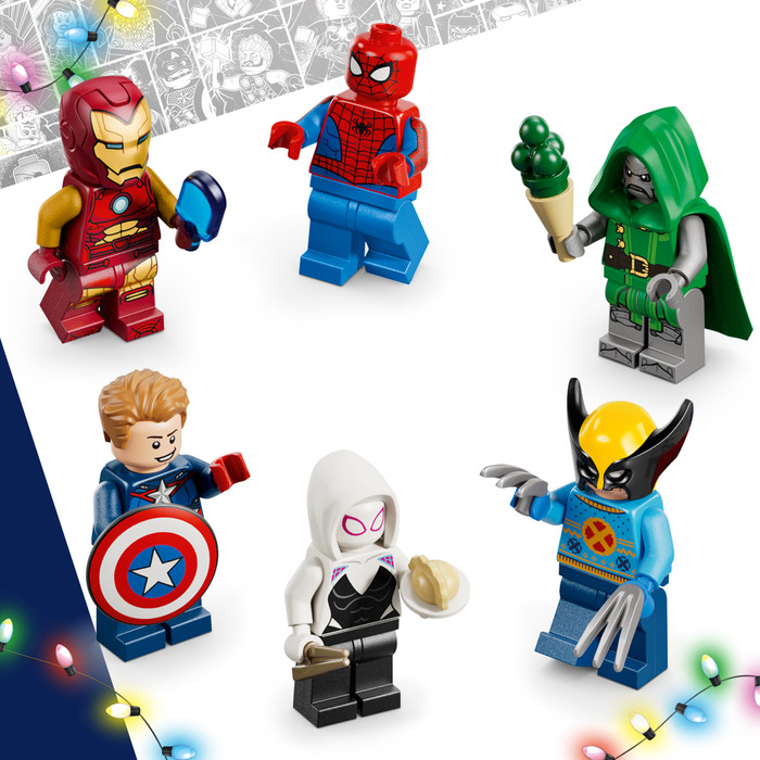 LEGO Marvel Advent Calendar 2026 76340 detail