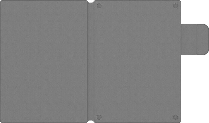 BlueBuilt reMarkable Paper Pro Book Case Grau rückseite