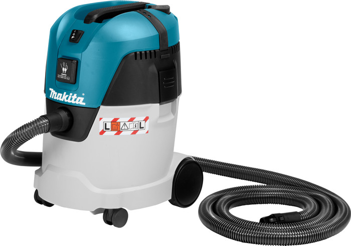Makita VC2512L + Staubsaugerbeutel (5x) rechte seite