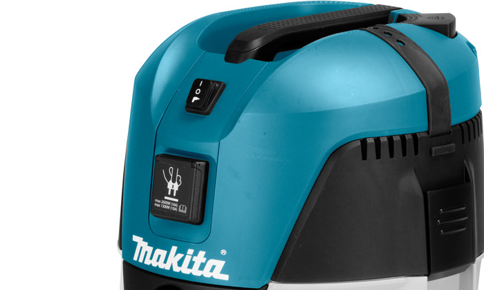 Makita VC2512L + Staubsaugerbeutel (5x) detail