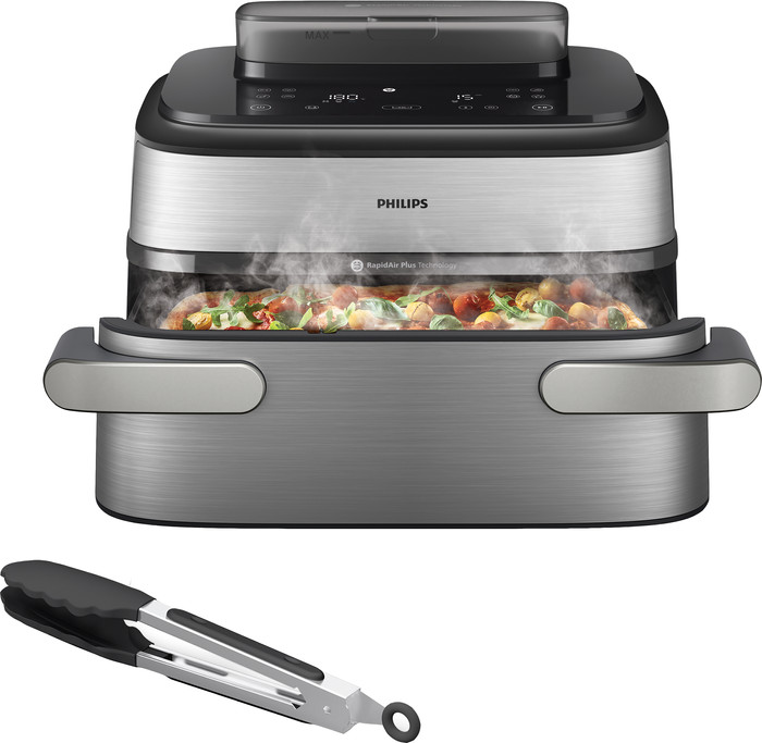 Philips Airfryer 5000 serie Megabasket NA565/02 oberseite