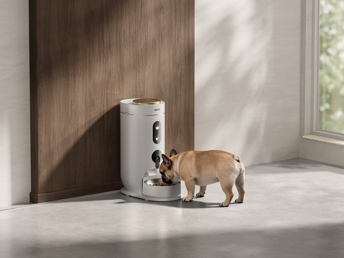 Mova Pet NutriPal 10 Ultra White product in use