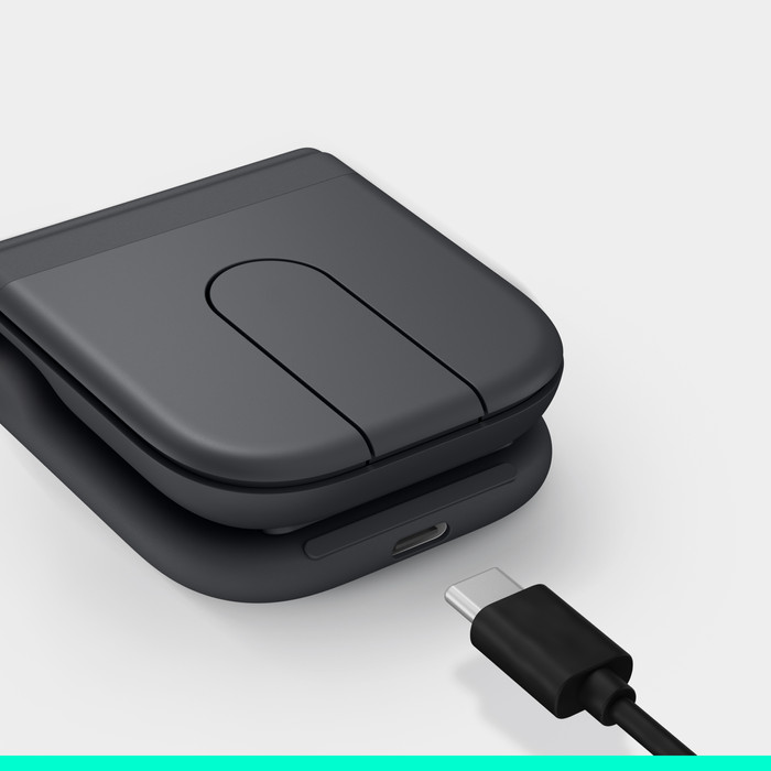 Logitech Mobi Fold Maus Graphit visueller lieferant