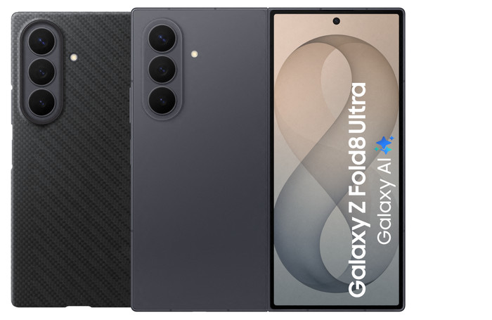 Samsung Galaxy Z Fold8 Ultra 512GB Schwarz 5G + Carbon Backcover mit Magnet Schwarz Main Image