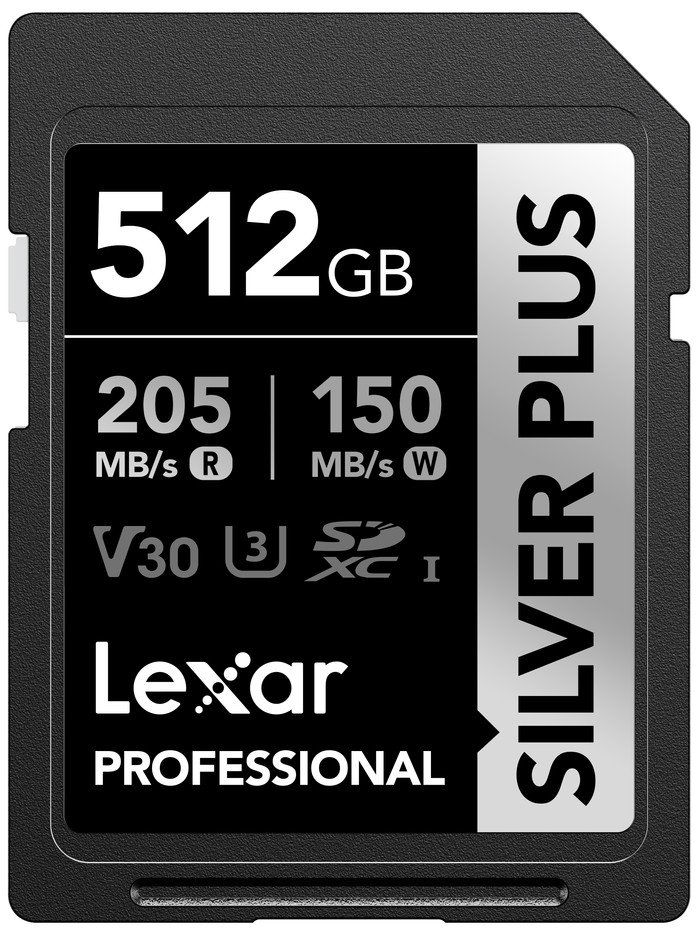 Lexar Professional SDXC Silver Plus 512GB 150 MB/s Main Image