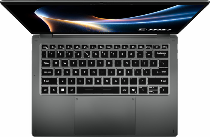 MSI Prestige 14 Flip AI+ D3MTG-049NL OLED QWERTY top