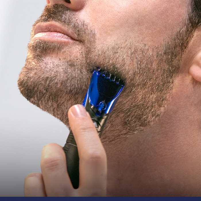 Gillette All In One produkt in gebrauch