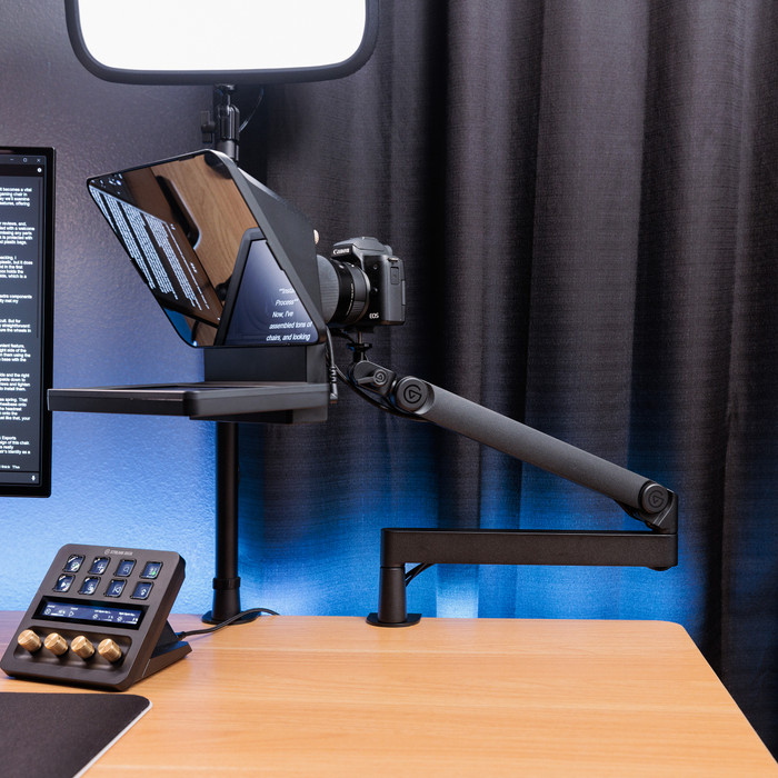 Elgato Prompter produkt in gebrauch