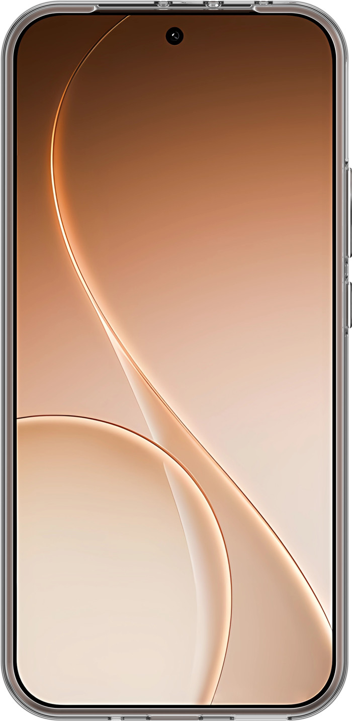 Just in Case Soft Design OPPO Reno15 Pro Back Cover Transparent front