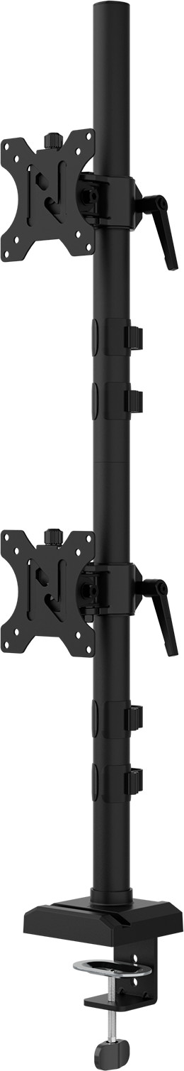 Neomounts NERO DS60-600BL2V Monitorhalterung Schwarz detail