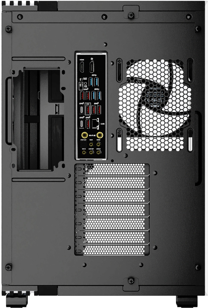 be quiet! LIGHT BASE 600 LX Schwarz rückseite